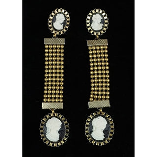 VICTORIA LONG CHAIN EARRING (RJE1193) image 2