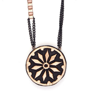 ASHOKA CHAKRA SMALL NECKLACE (RJN1203) image 2