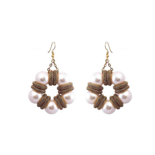 Blushing Floral Earrings (RJE714) image 1