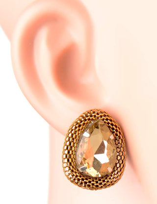 GOLDEN MESH EARRINGS (RJE402) image 0
