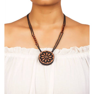 ASHOKA CHAKRA SMALL NECKLACE (RJN1203) image 1