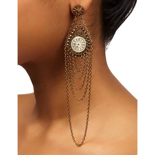 TICK TOCK EARRINGS (RJE614) image 1