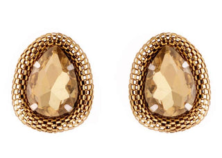 GOLDEN MESH EARRINGS (RJE402) image 2