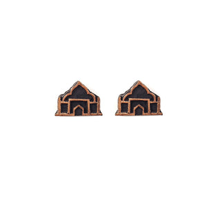 TAJ MAHAL STUD EARRINGS (RJE682) image 0