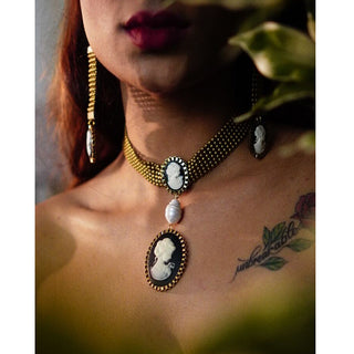 VICTORIAN NET CHOKER (RJN1895) image 2