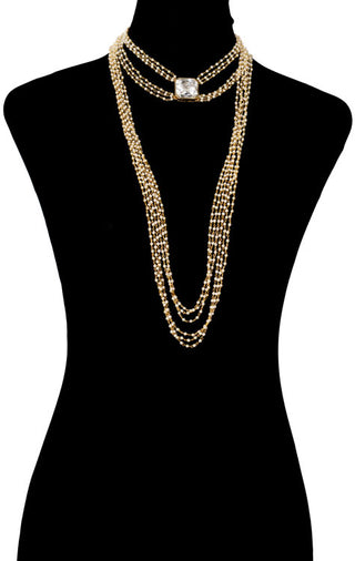 PEARLS BEADED BODYCHAIN (RJMBJ71) image 4