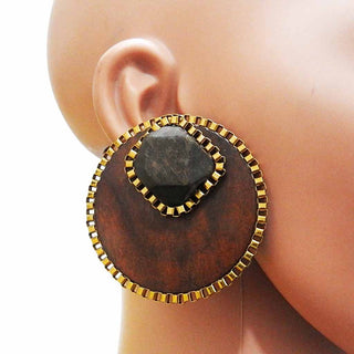 Oversized Wooden Studs (RJE672) image 1