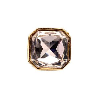 SQUARE CRYSTAL RING (RJR238) image 0
