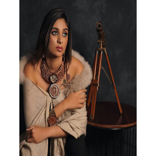 Big Coin Wired Choker (RJN1657) image 0