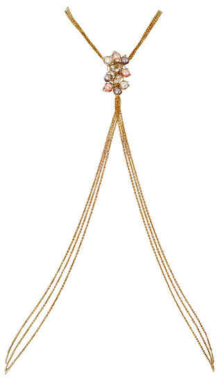 PEARLS FLORAL BODYCHAIN (RJMBJ70) image 5