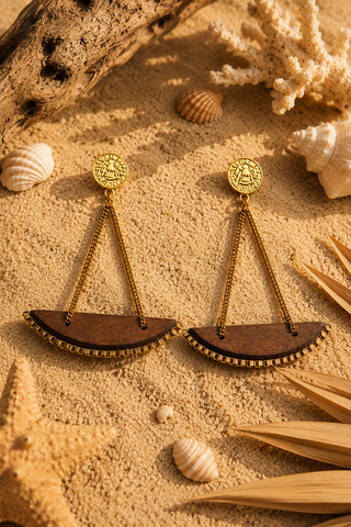 Golden Float Earrings