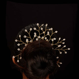 Pearls in a Bun