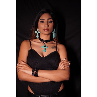 Celestial Cross Pendant Necklace