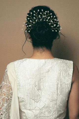 Pearls in a Bun
