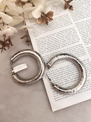 Silver Energy Hoops