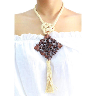 WOODY-ROPE NECKLACE (RJN1070) image 1