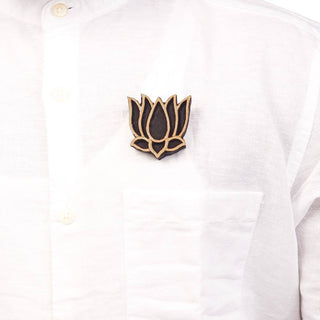 LOTUS BROOCH (RJBR32) image 1