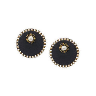 Black Round Studs(RJE670) image 3
