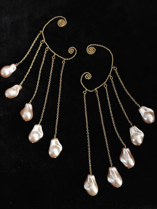 Baroque Hanging Earcuff (RJEC358) image 1