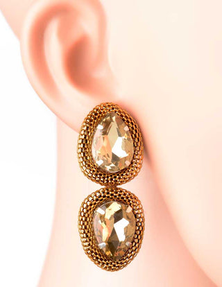 GOLDEN CRYSTAL NUTS (RJE452) image 1
