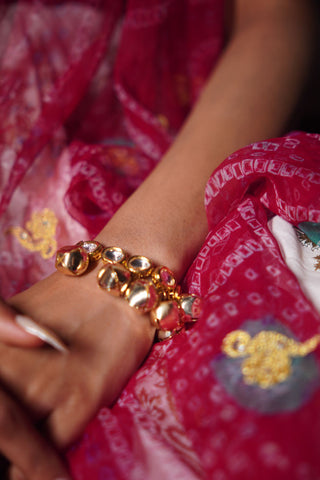 Kundan Ghunghroo Bracelet (RJB513)