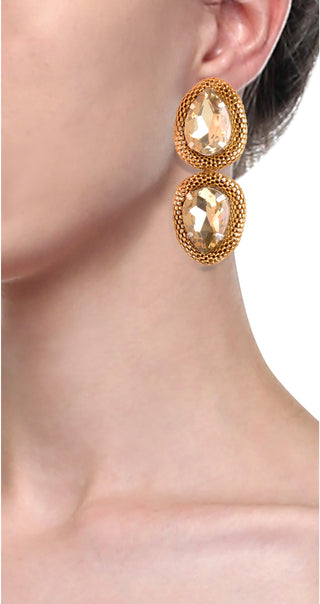 Caught in Gold Earrings