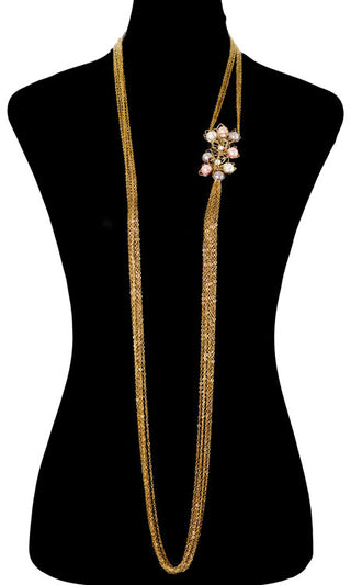 Pearly Floral Bodychain (RJMBJ70)-147